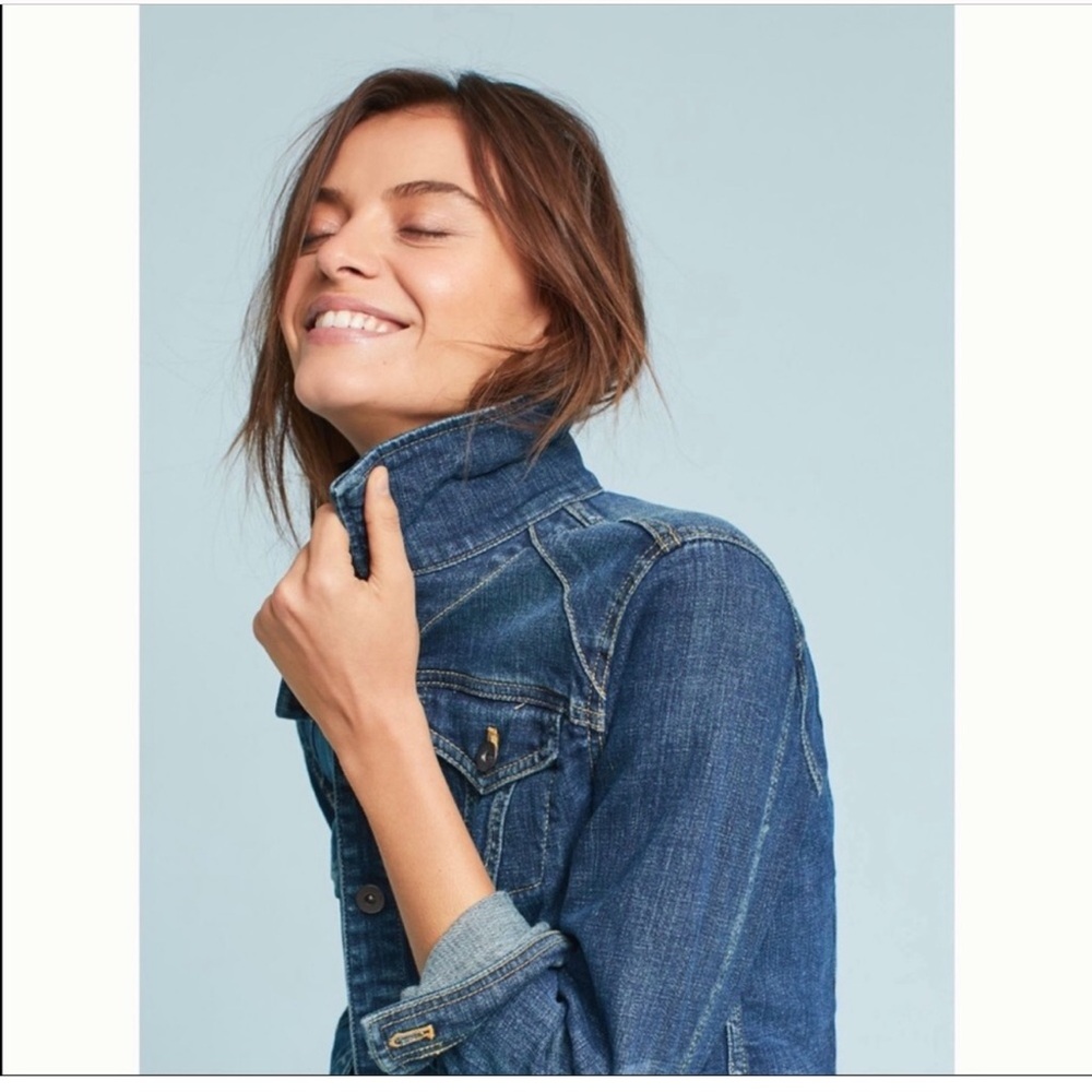 Anthropologie Pilcro and the Letterpress Denim Jacket